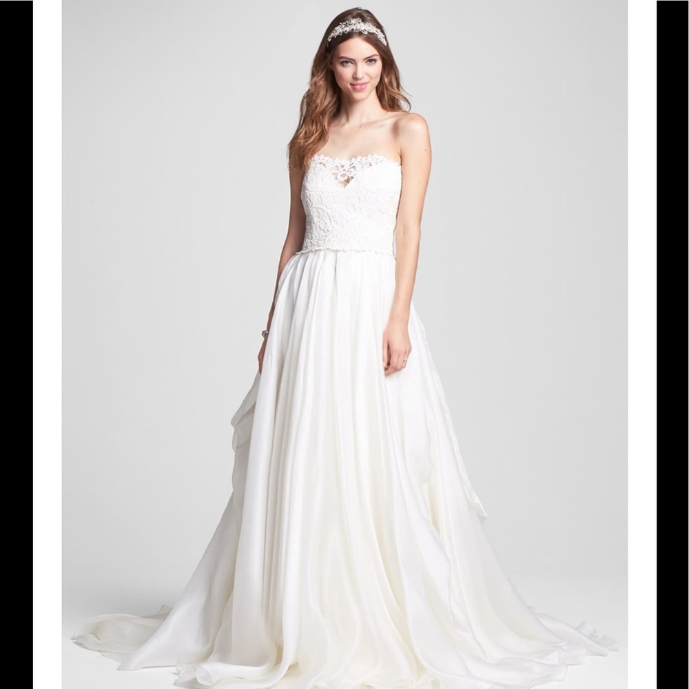 Rosa Clara Belleza organza lace wedding dress